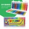 Jumbo Twistable Crayons Set of 36 Colors - Silky Gel Twistable Washable Crayons for Coloring Books, Arts & Crafts, Non Toxic Twist Up Easy Glide - Bright, Bendable, Blendable